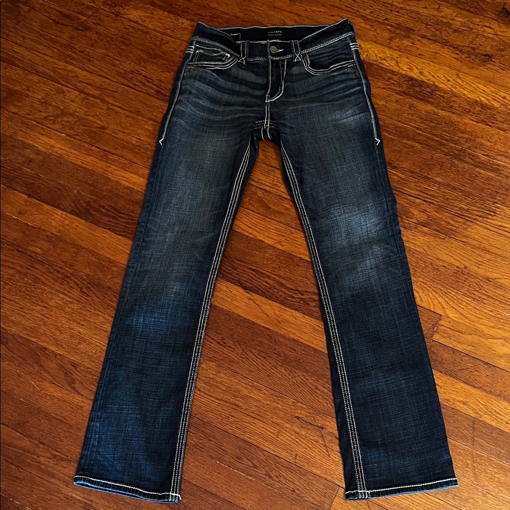 Men’s Buckle Boot Cut Jeans